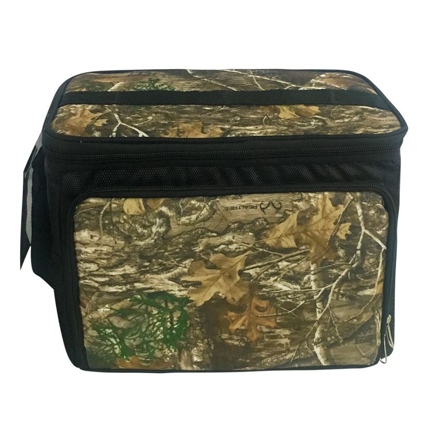 Brentwood Kool Zone 12-Can Insulated Cooler Bag with Hard Liner, Realtree Edge Camo