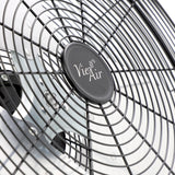 Vie Air 20 Inch Indoor Oscillating Heavy Duty Metal Wall Fan, 3-Speed with 90 Degree Oscillation