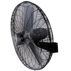 Vie Air 30-Inch Wall Mountable Oscillating Fan – 3-Speed Heavy-Duty Commercial Tuxedo Black