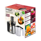 Brentwood Select JC-1000 1000W 2-Speed Centrifugal Juice Extractor - Stainless Steel, 3-Inch Feed Chute with 50 oz Graduated Jar