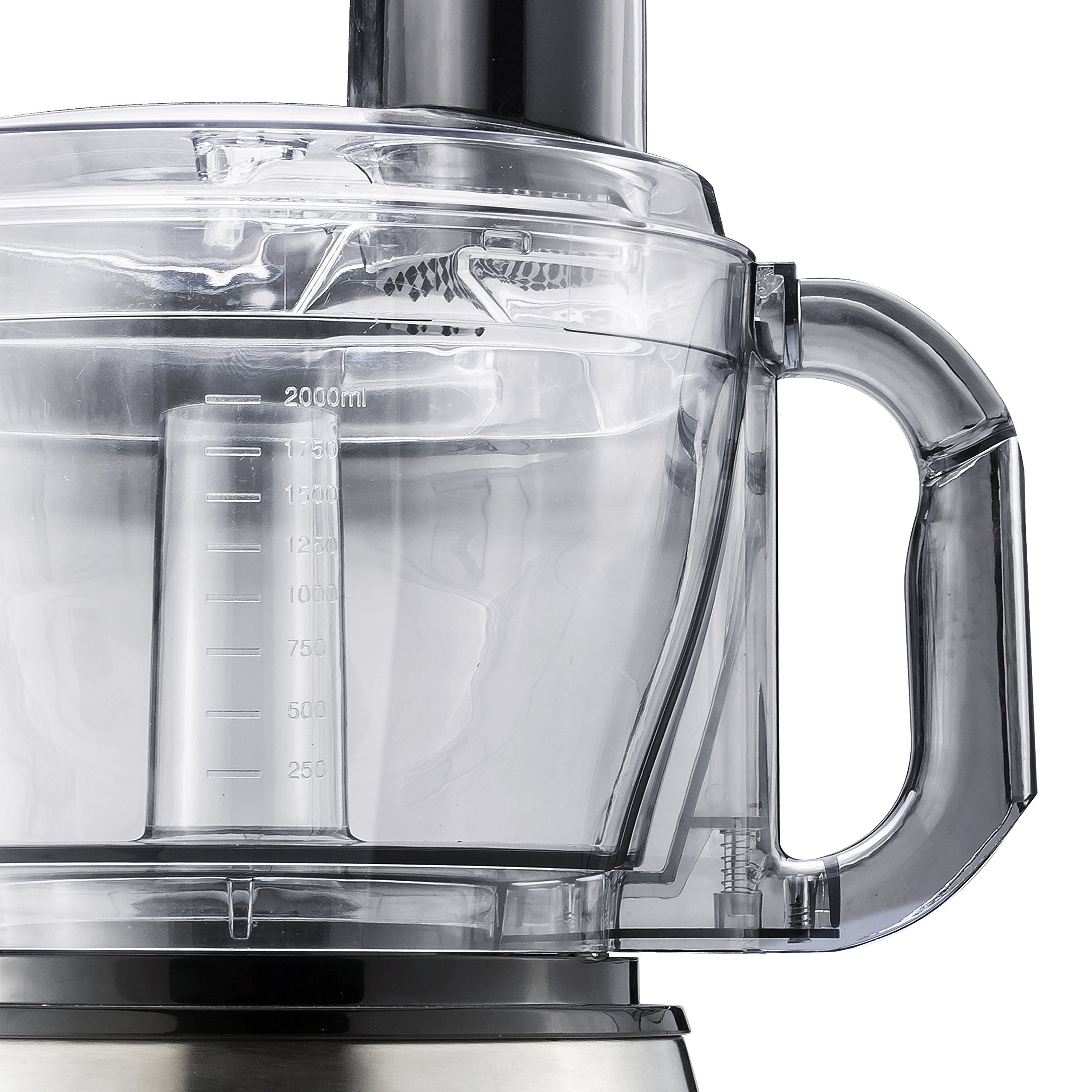 Brentwood Select FP-581 8-Cup Food Processor — Stainless Steel Multi-Speed Chopper, Slicer & Shredder with Pulse, BPA-Free 1.9L Bowl