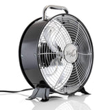 Vie Air VA-12DF 12 Inch High Velocity Dual-Speed Retro Metal Drum Fan