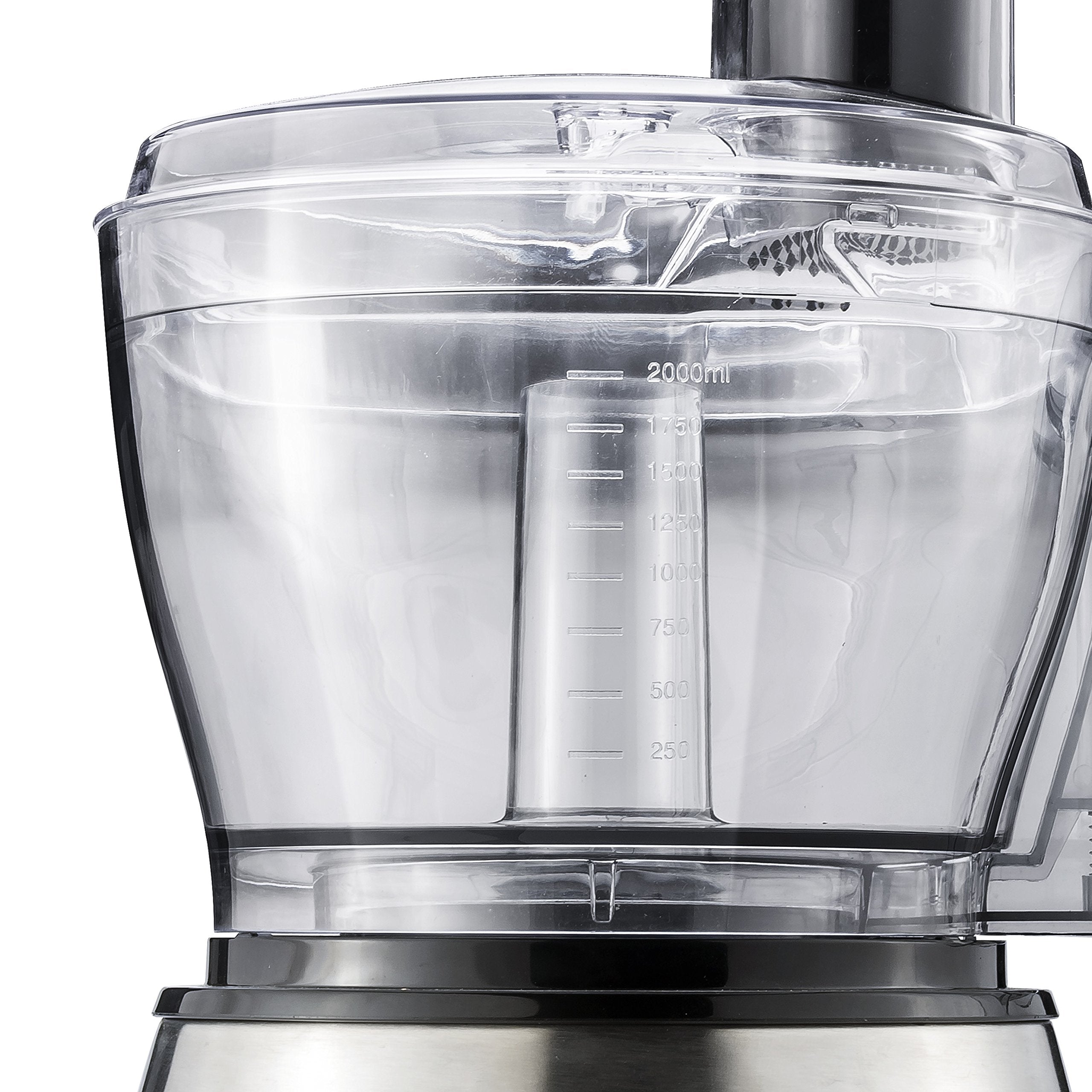 Brentwood Select FP-581 8-Cup Food Processor — Stainless Steel Multi-Speed Chopper, Slicer & Shredder with Pulse, BPA-Free 1.9L Bowl