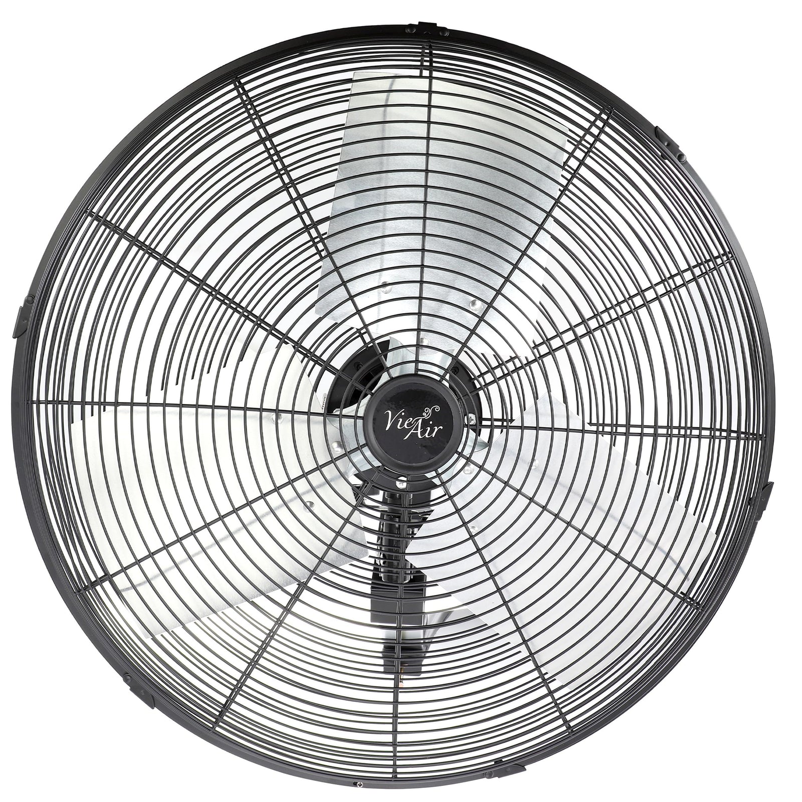 Vie Air 20 Inch Indoor Oscillating Heavy Duty Metal Wall Fan, 3-Speed with 90 Degree Oscillation