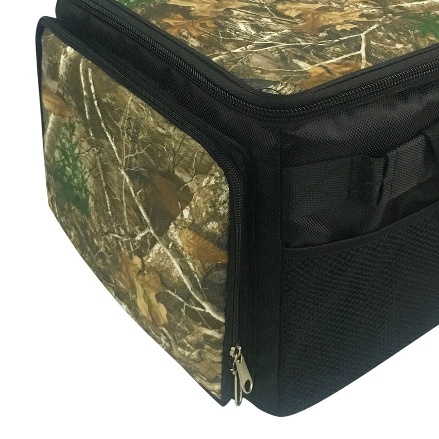 Brentwood Kool Zone CM-2400 24-Can Insulated Cooler Bag with Hard Liner, Realtree Edge Camo