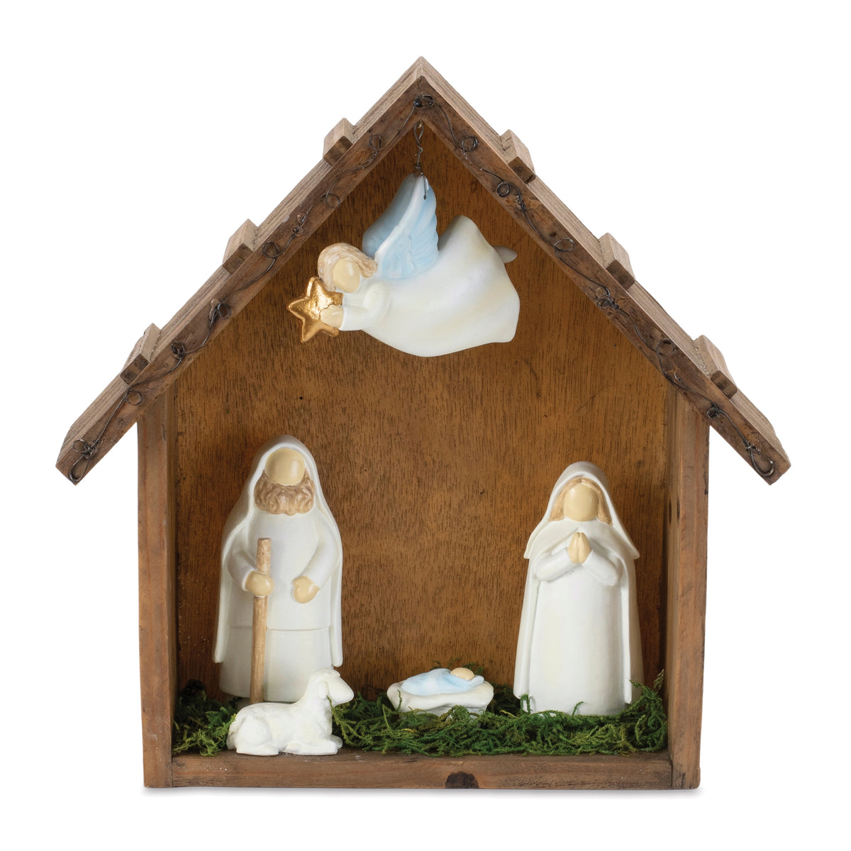 Rustic Nativity Scene