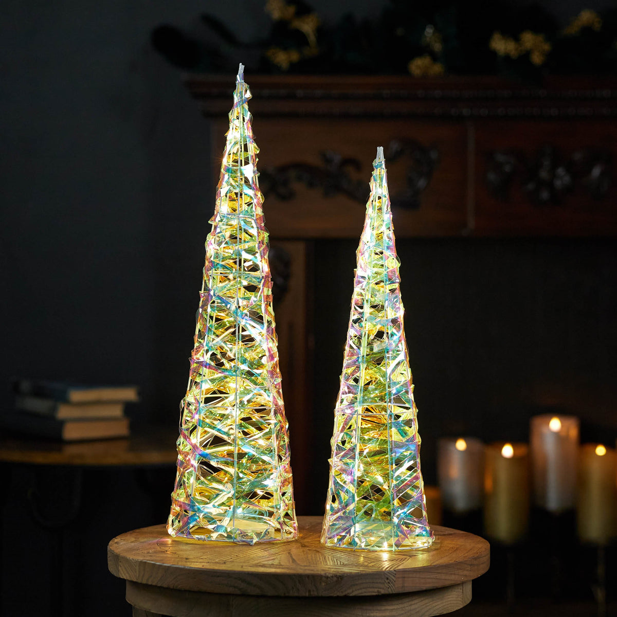 Iridescent LED Tree Set of 2 product photo 4
