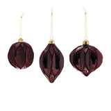 Burgundy Velvet Ornaments product photo 4