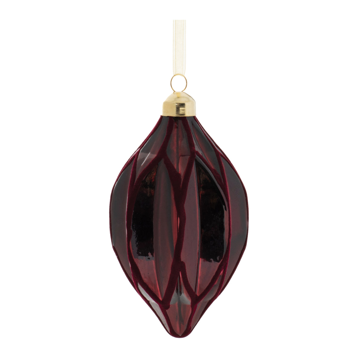 Burgundy Velvet Ornaments product photo 6