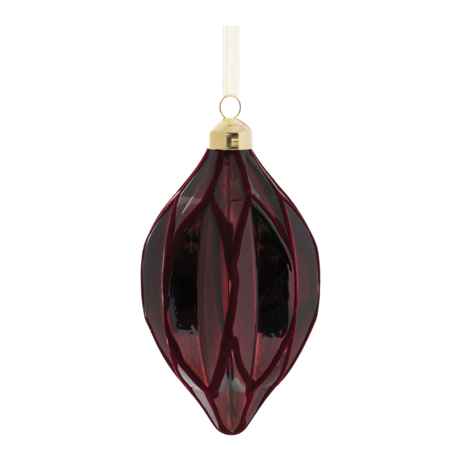 Burgundy Velvet Ornaments product photo 6
