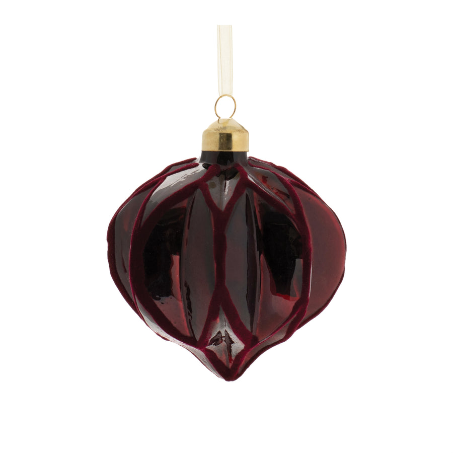 Burgundy Velvet Ornaments product photo 7