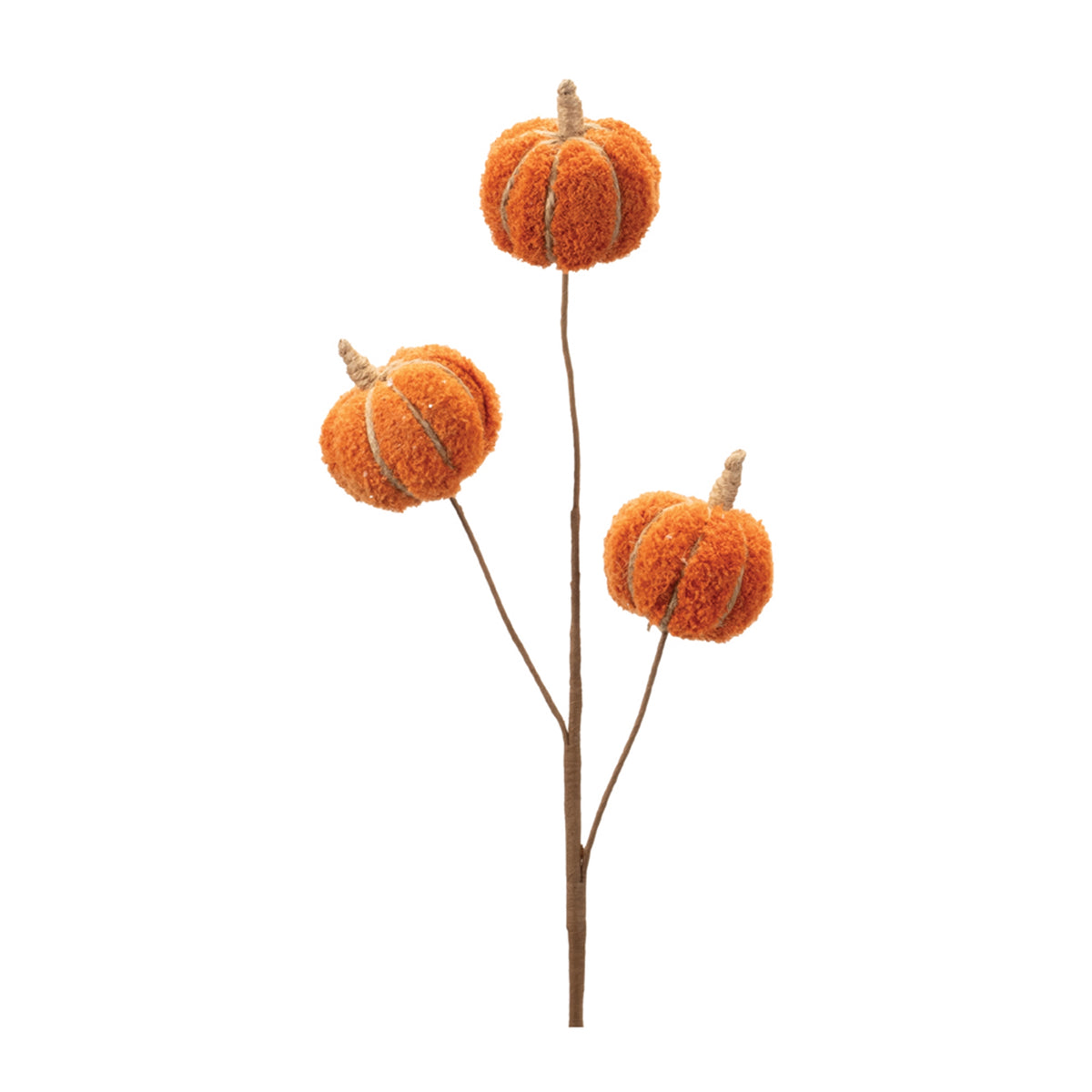 Plush Fall Pumpkin Spray (Set of 2)