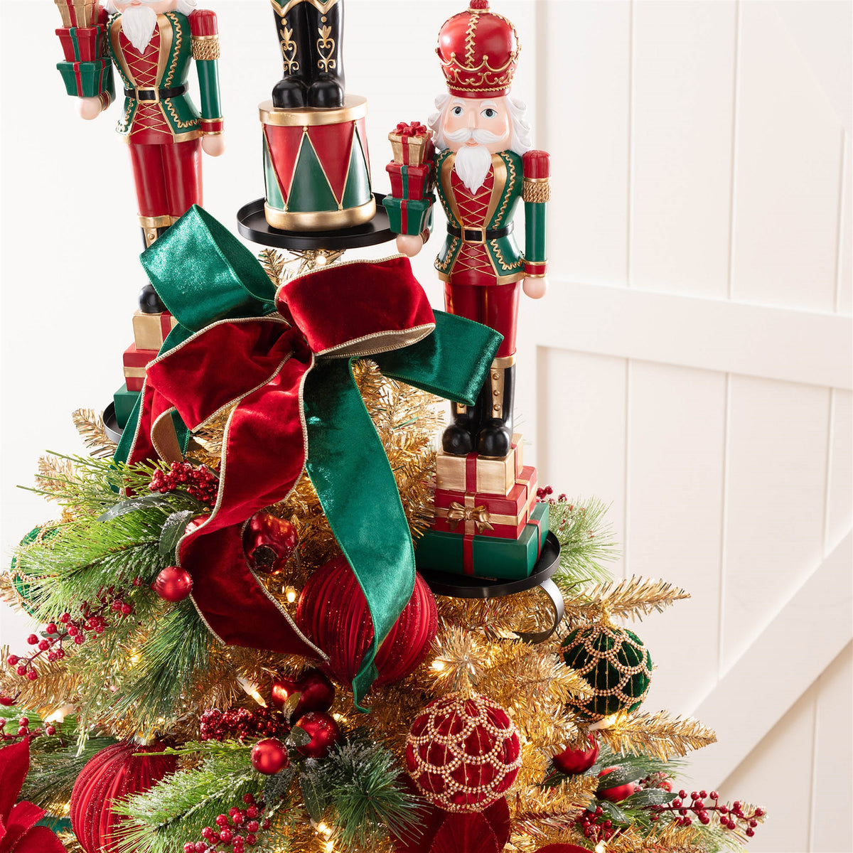 Metal Triple Tree Topper Platform 36"H