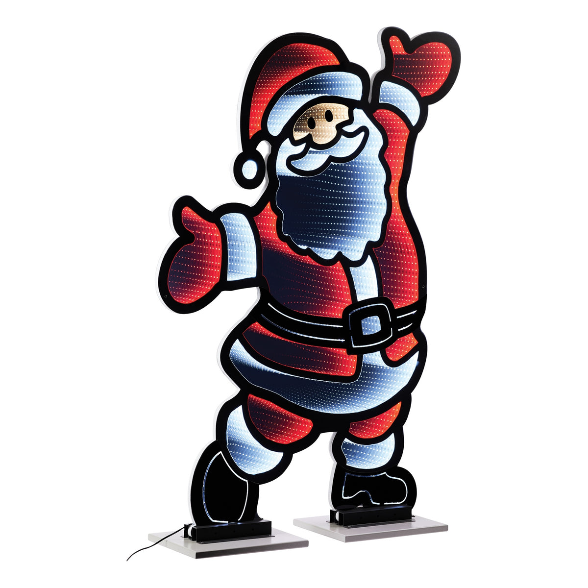 Lighted Santa Decor