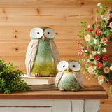 Terra Cotta Owl Decor (Set of 2)