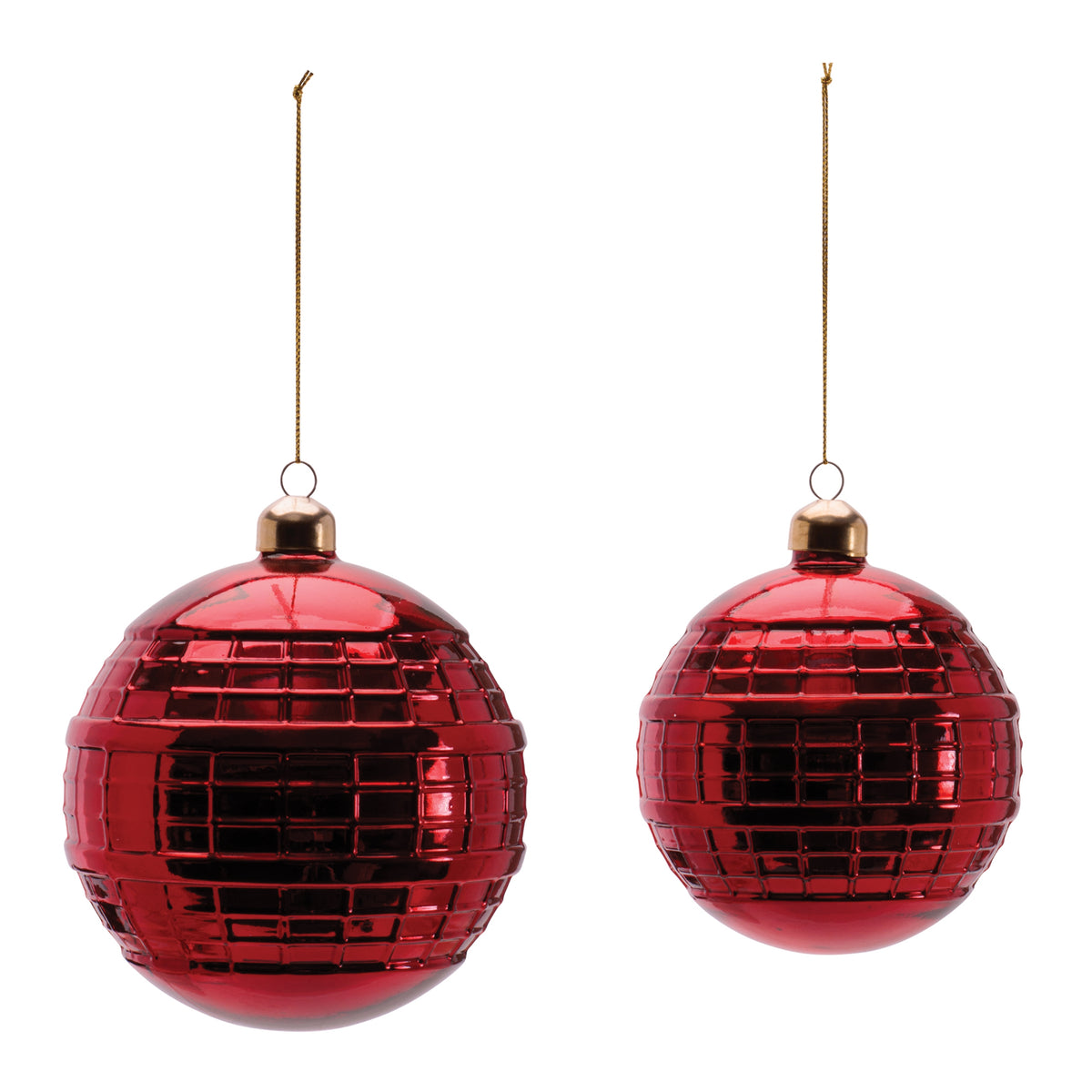 Red Glass Ball Ornaments product photo 3
