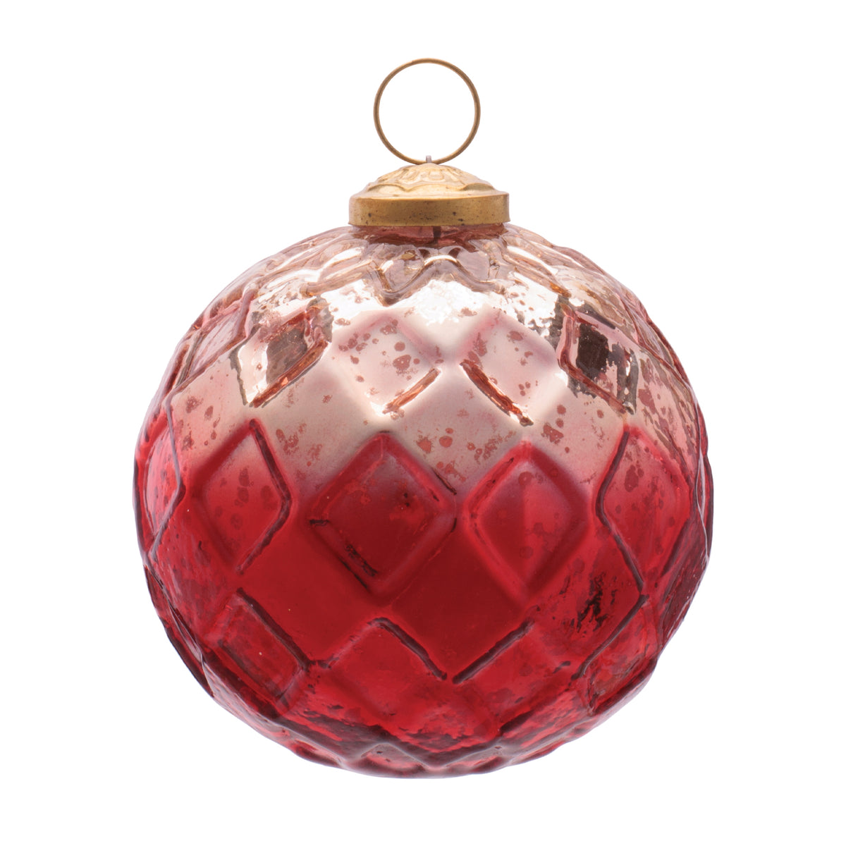 Red Reflective Ornament Pair product photo 2