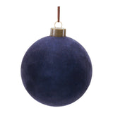 Navy Velvet Ball Ornaments product photo 3
