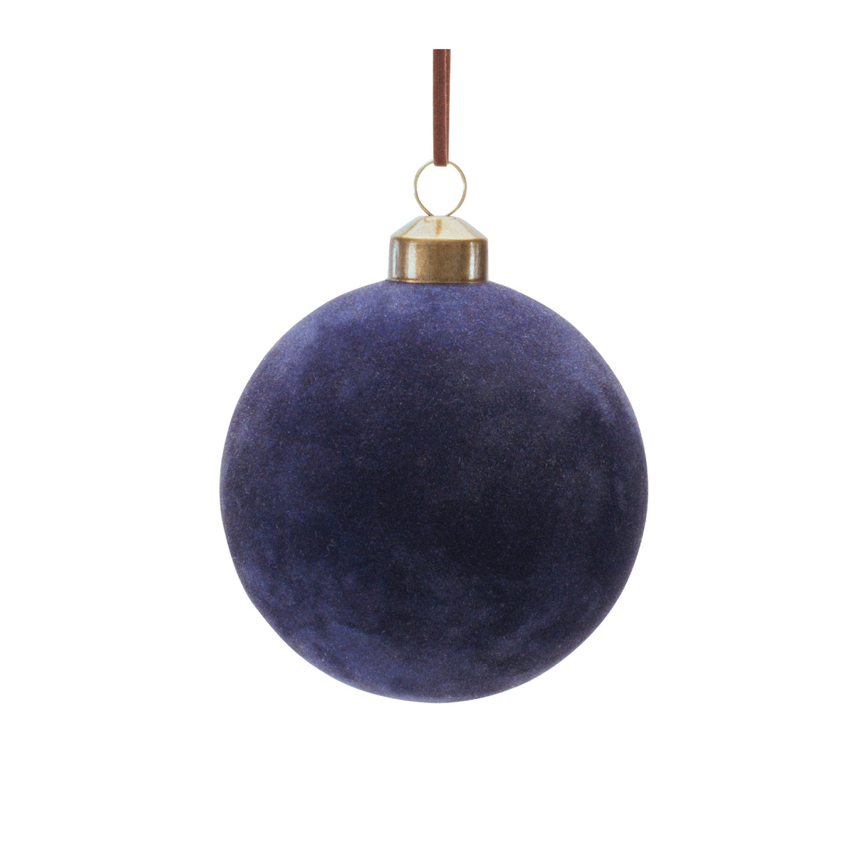 Navy Velvet Ball Ornaments product photo 4