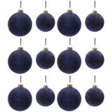 Navy Velvet Ball Ornaments product photo 5