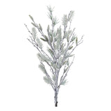 snowy oversized pine bundle with frosted long needles for tall floor vase