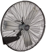 Vie Air 30-Inch Wall Mountable Oscillating Fan – 3-Speed Heavy-Duty Commercial Tuxedo Black