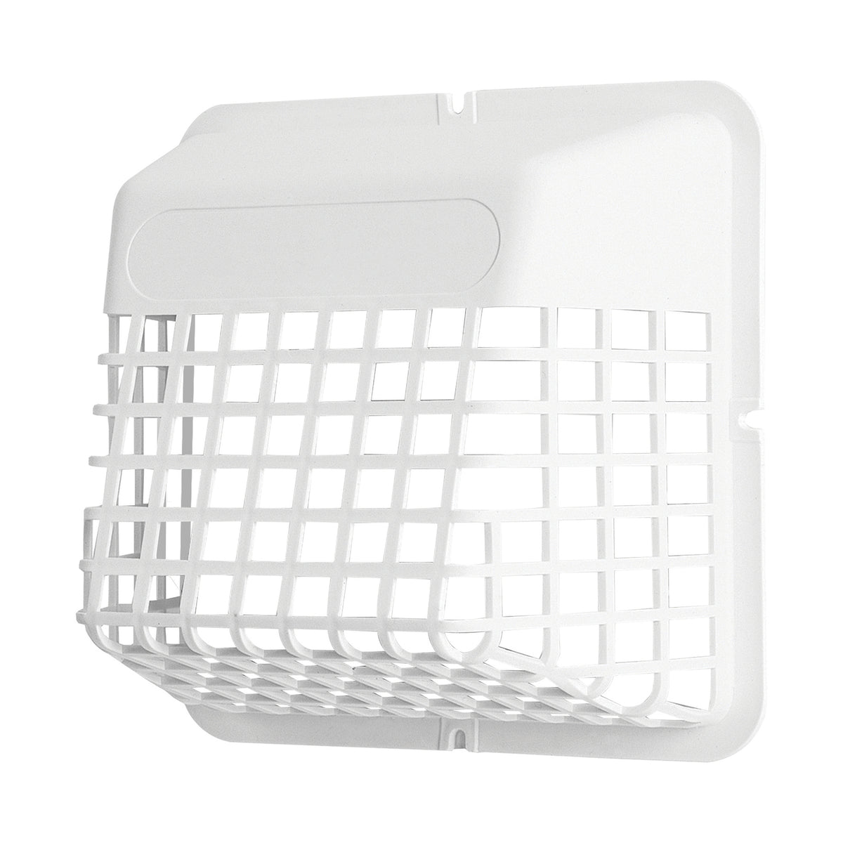 Deflecto UBGWL-A white universal bird guard for 4 in dryer vents and 3 in bathroom exhaust vents