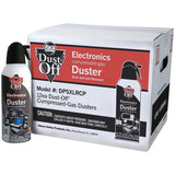 Dust-Off 10 oz disposable compressed air duster 12-pack case for office and IT