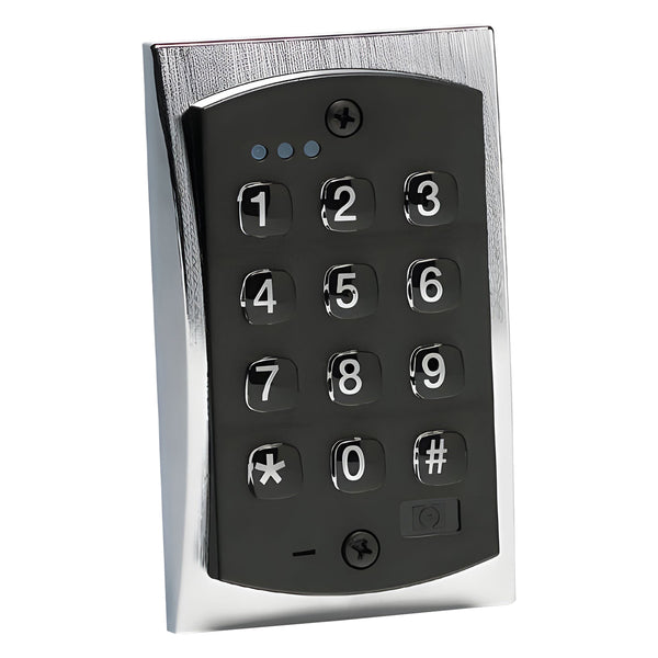 Linear 2000e Flush-Mount Backlit Access Control Keypad 500-User Door Gard Indoor Outdoor Keypad