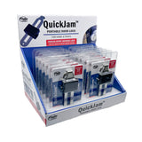 QuickJam Universal Portable Door Blocker - No-Tools Travel Security