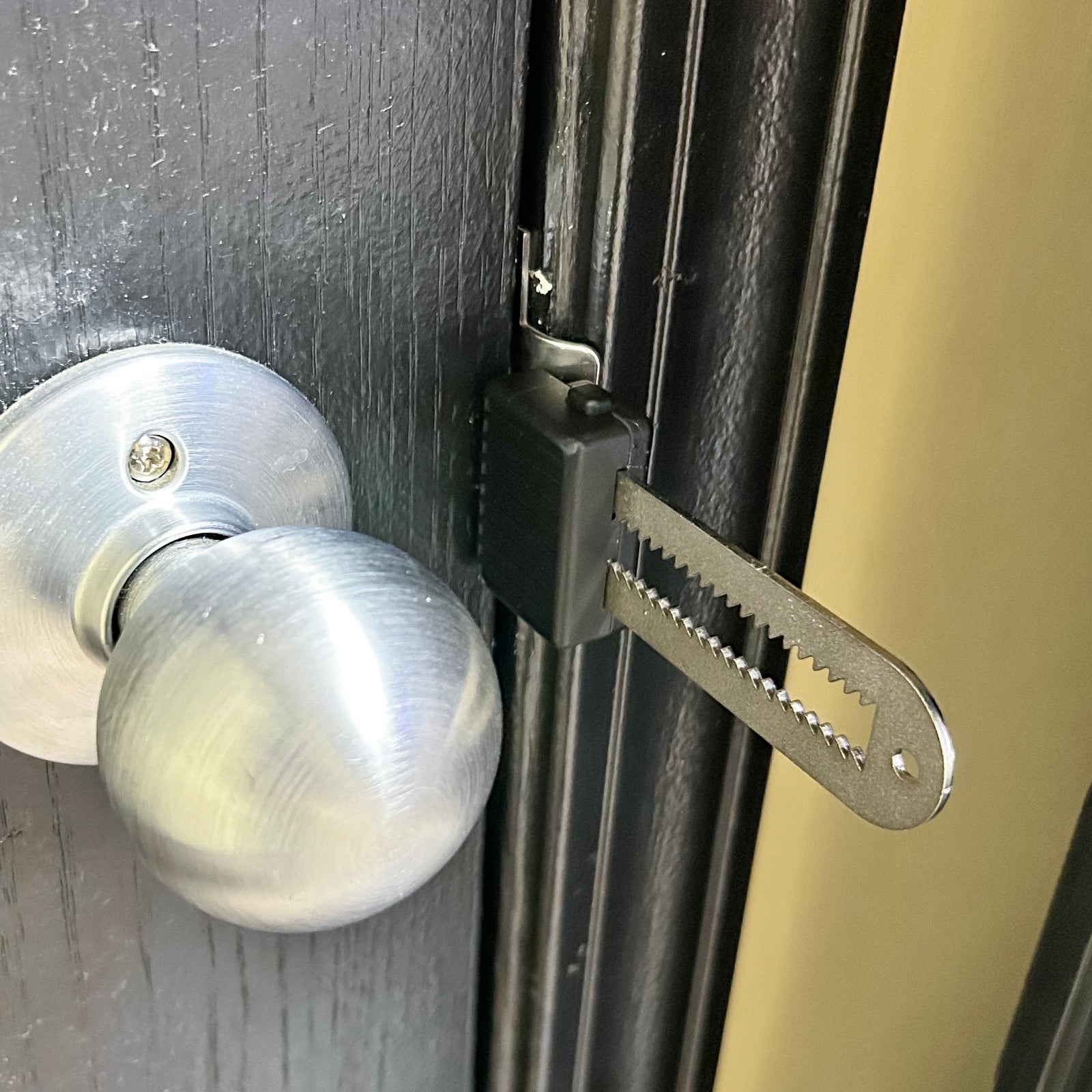 QuickJam Universal Portable Door Blocker - No-Tools Travel Security