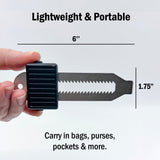 QuickJam Universal Portable Door Blocker - No-Tools Travel Security