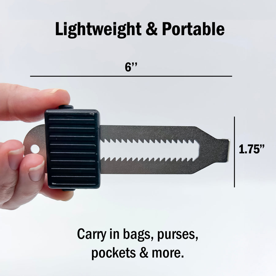 QuickJam Universal Portable Door Blocker - No-Tools Travel Security