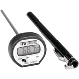 Taylor 3516 digital instant read pocket thermometer with 0.4 inch LCD, stainless steel stem, and pocket sleeve with clip