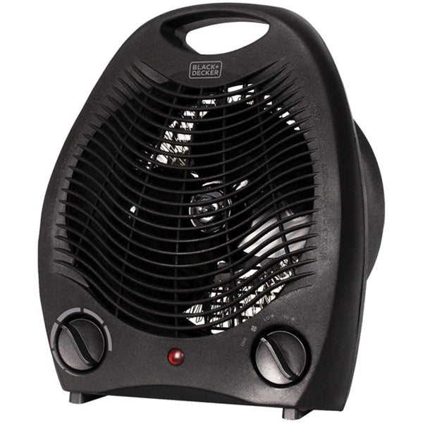 BLACK+DECKER 1,500-Watt-Max Personal Desktop Heater with Fan Setting (Black)