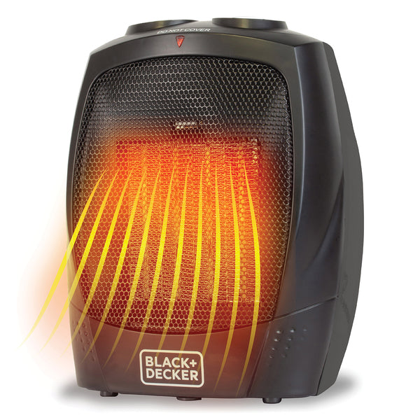 BLACK+DECKER 1,500-Watt-Max Personal Desktop Heater with Fan Setting