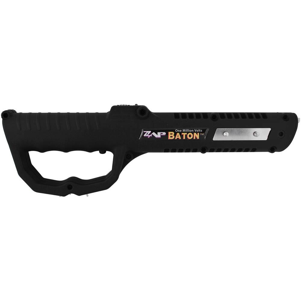 ZAP 1 Million Volt Rechargeable Stun Baton with LED Flashlight and 4 Contact Points