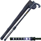 ZAP Cane 1 Million Volt Stun Gun Walking Cane with LED Flashlight, Adjustable 32 to 36 Inch