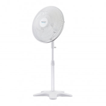 Brentwood Kool Zone F-16SPW 3-Speed 16&rdquo; Oscillating Stand Fan, White