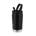 Brentwood GeoJug 40 Ounce Stainless Steel Insulated Water Bottle in Black with Sports Lid