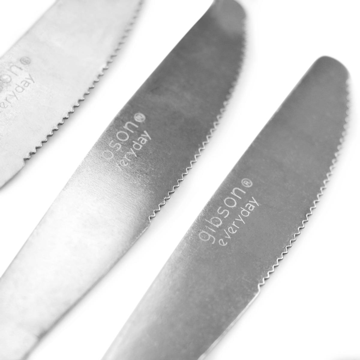 Gibson Everyday Jasper 18 piece dinner knife set