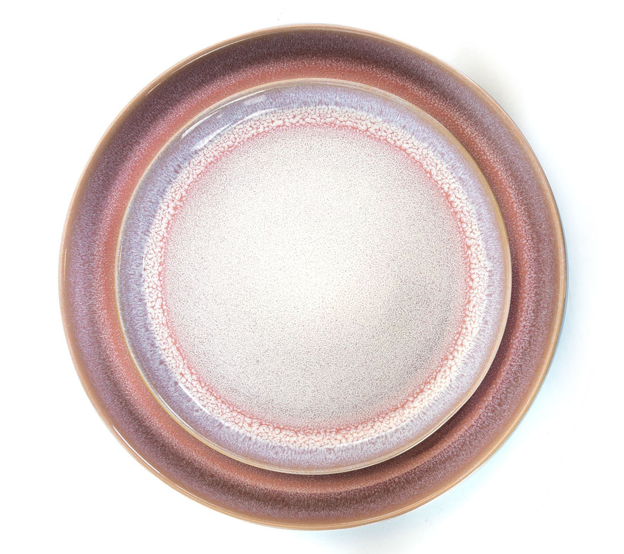 Elama Mocha Mauve stoneware dinnerware set product photo 6