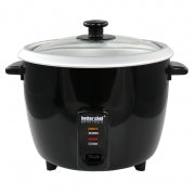 Better Chef 8 Cup Automatic Rice Cooker in Black