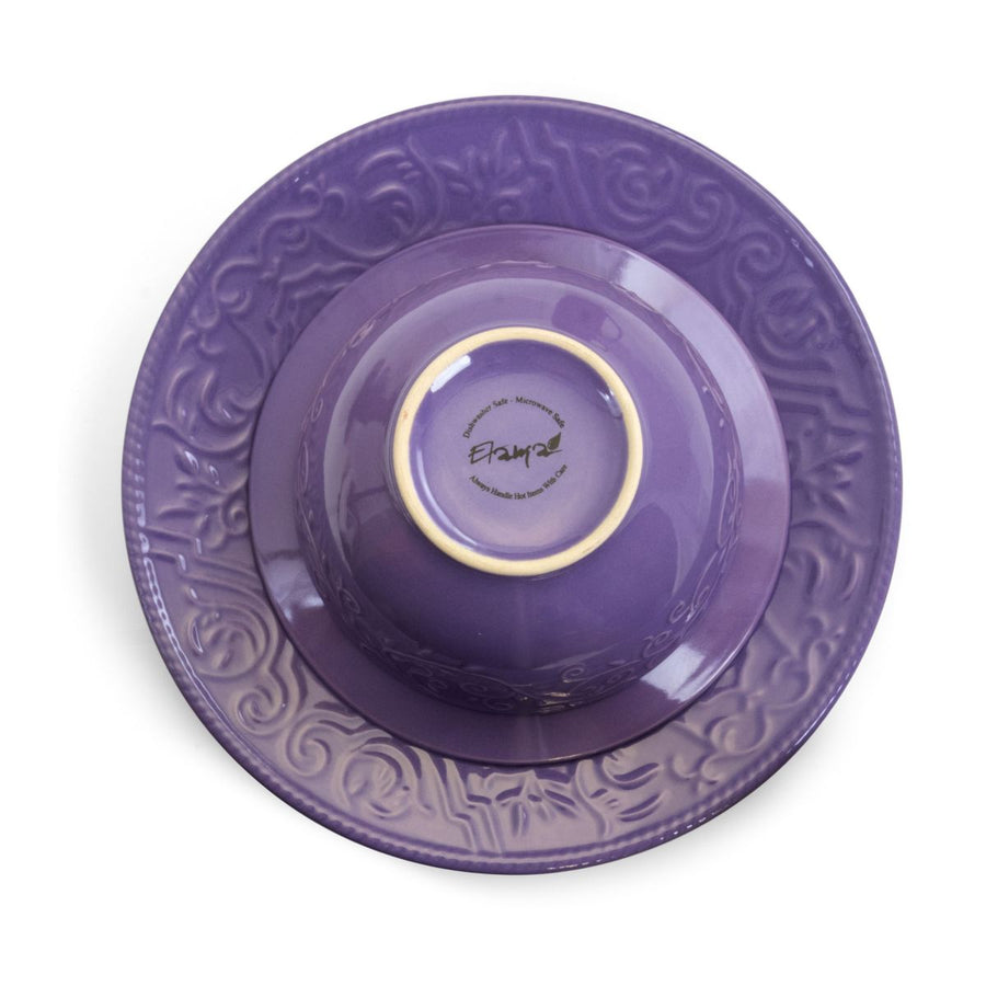Elama Lilac Fields dinnerware set product photo 6