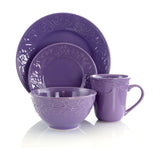 Elama Lilac Fields dinnerware set product photo 5