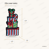 Package Stack and Candy Cane Light 47 in dimensions: 47 in H x 24 in W x 6 in D
