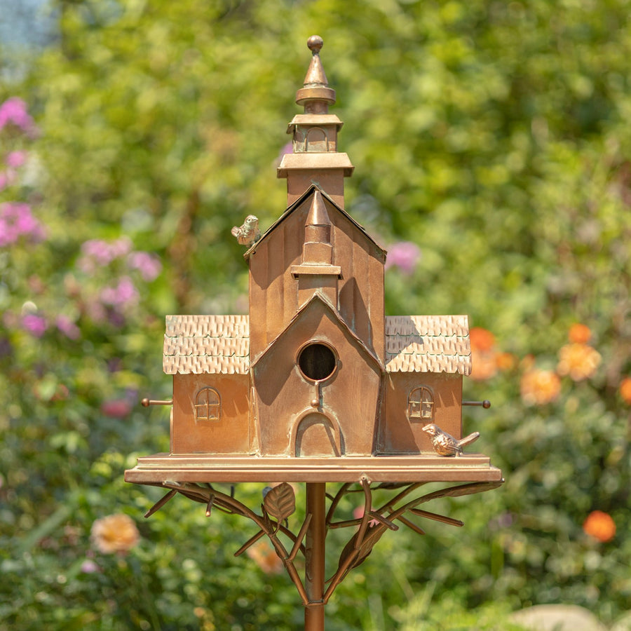 Montana multi-home birdhouse stake product photo 1