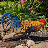 Painted iron rooster Maxwell product photo 1