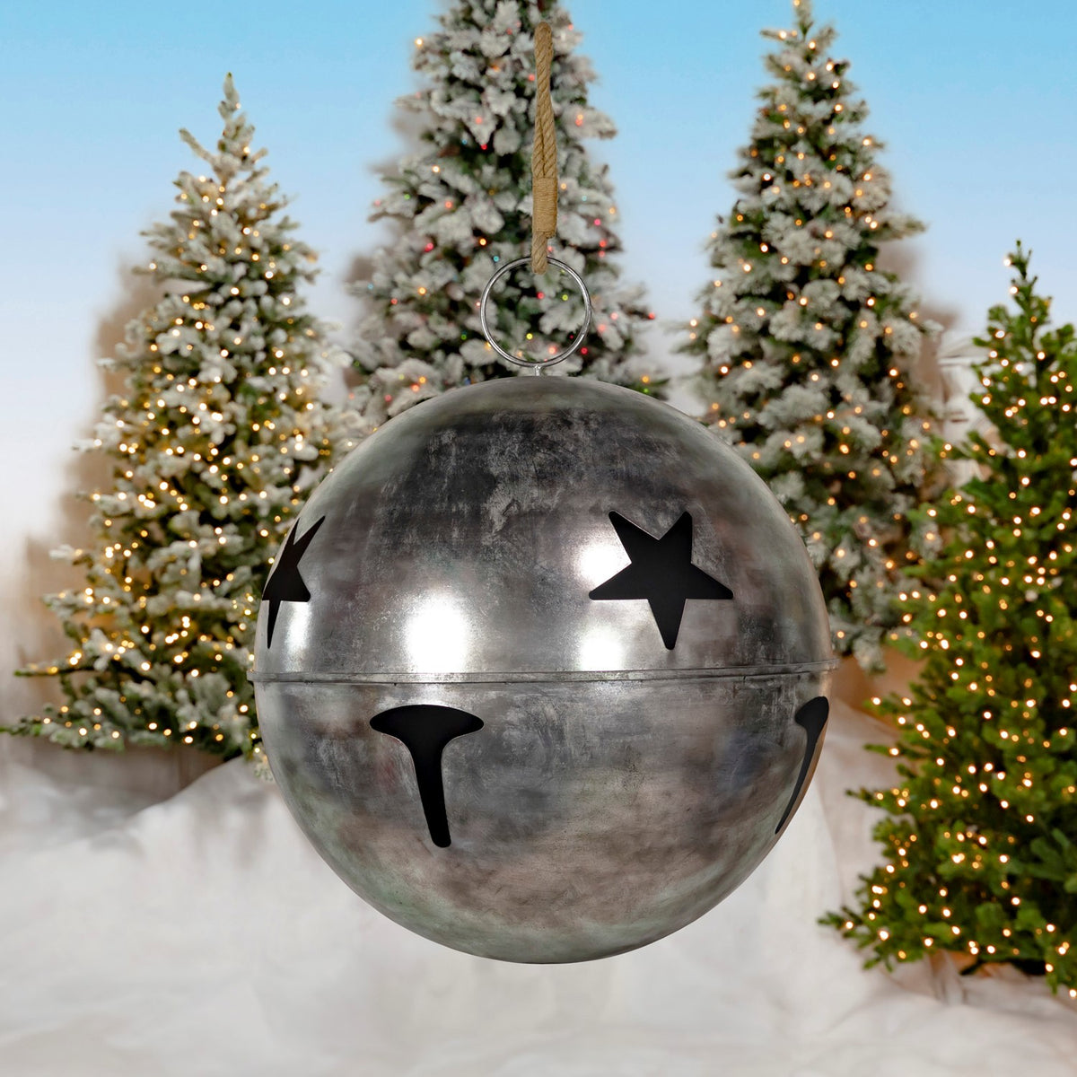 Hanging Silver Sleigh Bells product photo 2