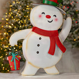 Light-Up Metal Snowmen product photo 2
